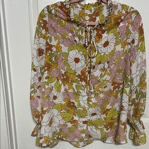Floral Print Women's Top
